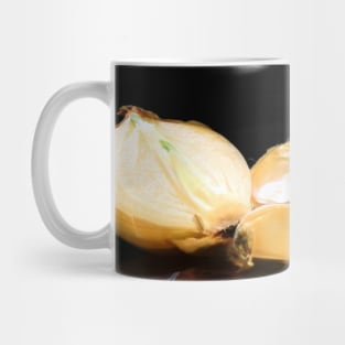 Garlic, Onion, and Honey - Baroque Inspired Dark Still Life Photo Mug